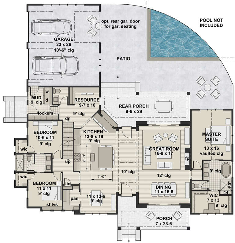 House Plan House Plan #20397 Drawing 1