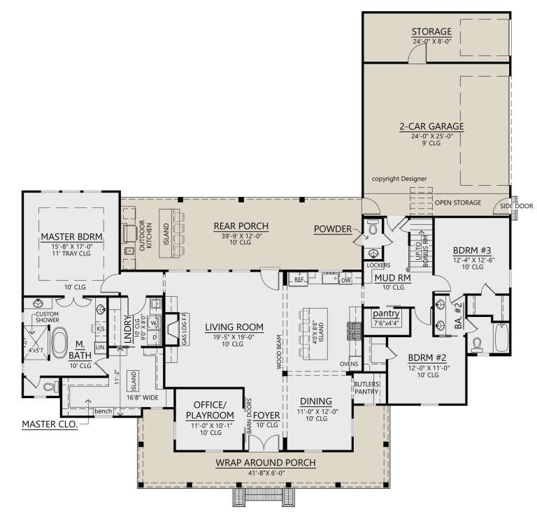 House Plan House Plan #23990 Drawing 1