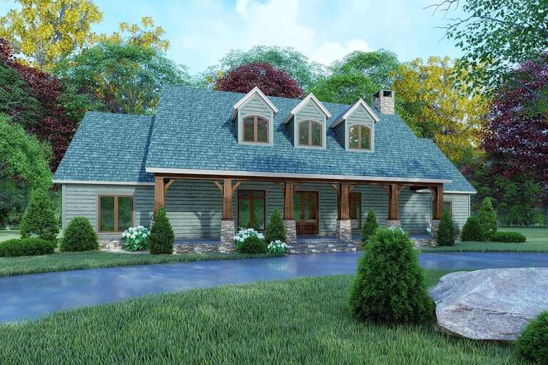 House Plan House Plan #24660 Front Elevation 