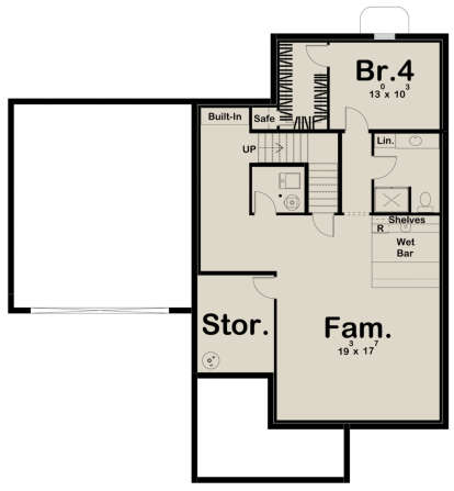 Basement for House Plan #963-00446