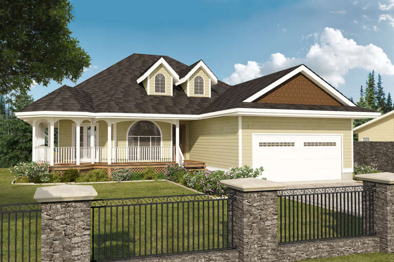 House Plan House Plan #25712 Front Elevation 