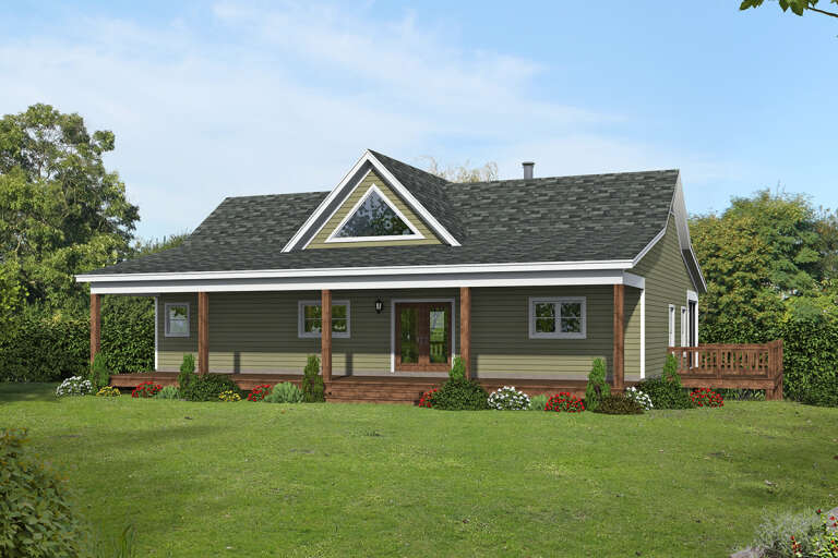 House Plan House Plan #26075 Front Elevation