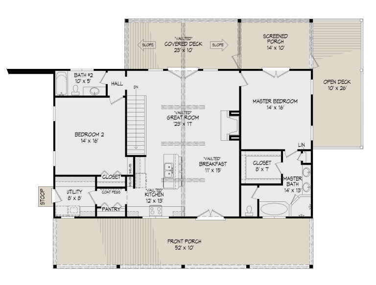 House Plan House Plan #26075 Drawing 1