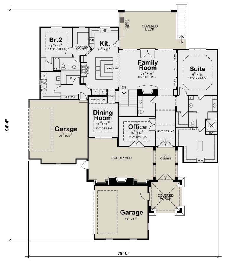 House Plan House Plan #26264 Drawing 1