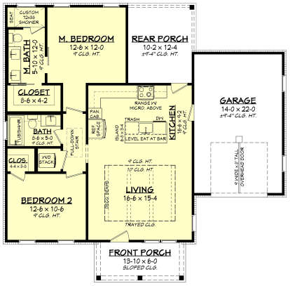 Main Floor  for House Plan #041-00344