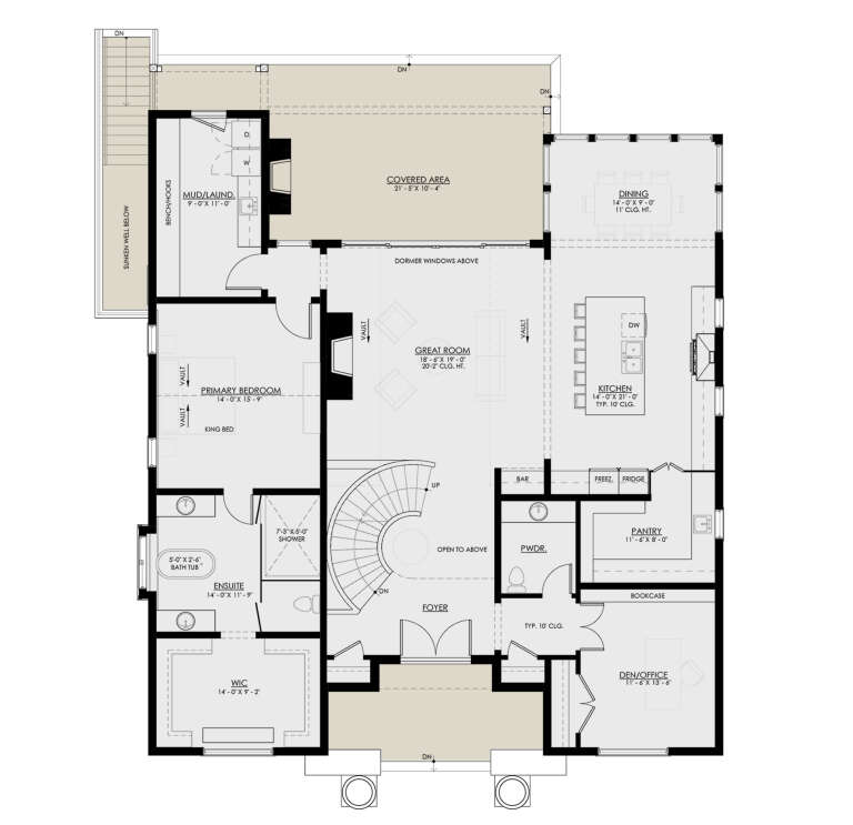 House Plan House Plan #30630 Drawing 1