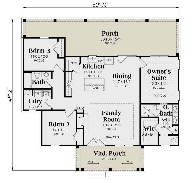 House Plan House Plan #30745 Drawing 1