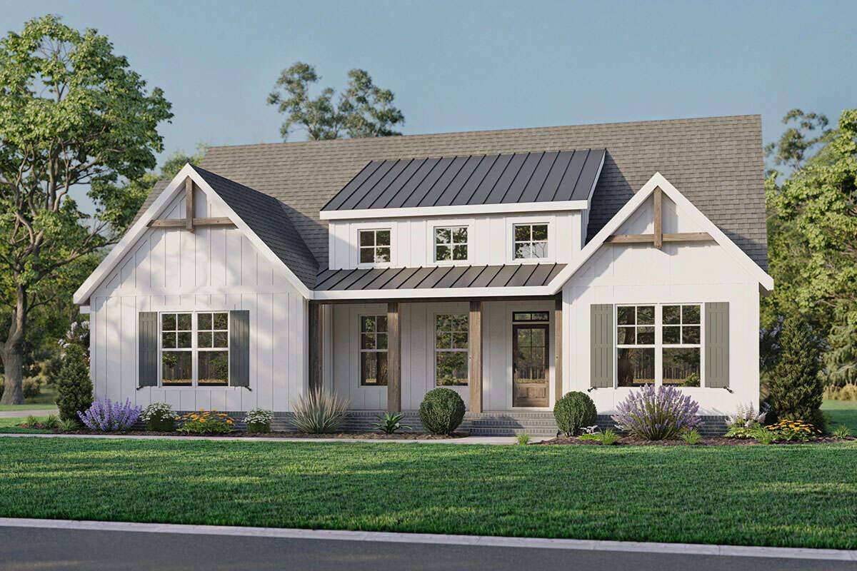 Modern Farmhouse Plan 009-00292