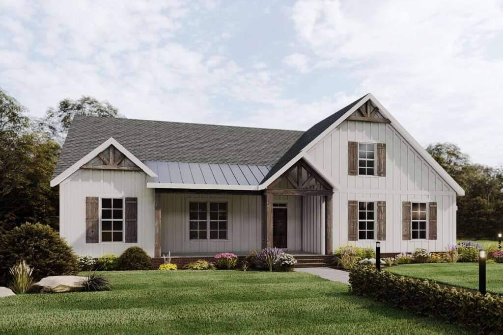 Modern Farmhouse Plan 009-00288