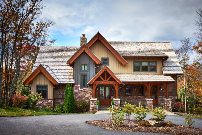 Mountain Rustic House Plan 8504-00009