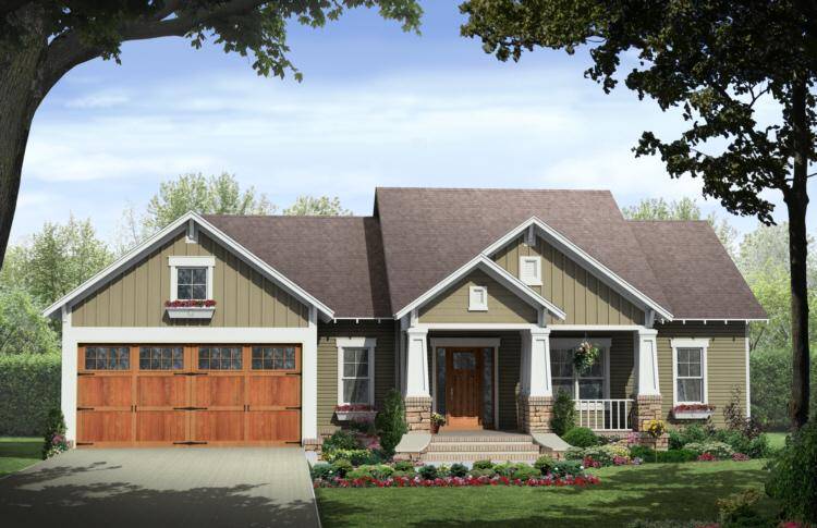  Craftsman  Style House  Plan  with Character America s  Best  