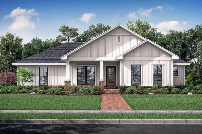 Modern Farmhouse Plan 041-00214