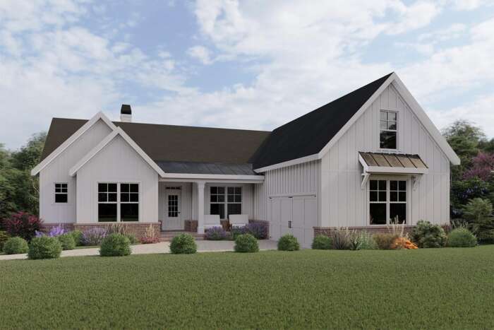 Modern Farmhouse House Plan 009-00275