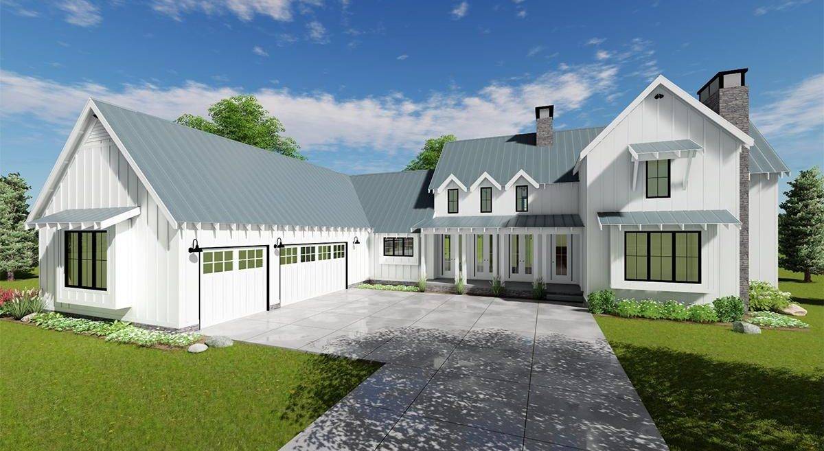 Modern Farmhouse Plan 963-00153