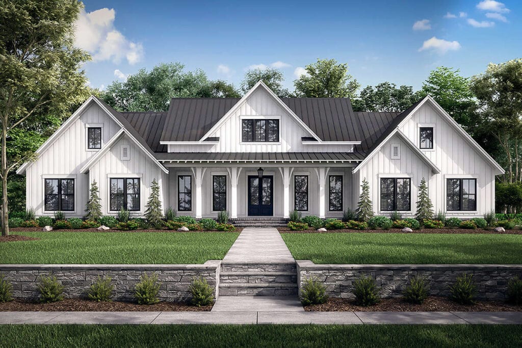 Modern Farmhouse Plan 041-00222