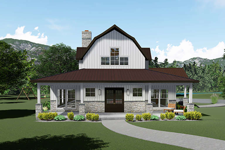 The Unique & Rustic Character of Gambrel Roof House Plans