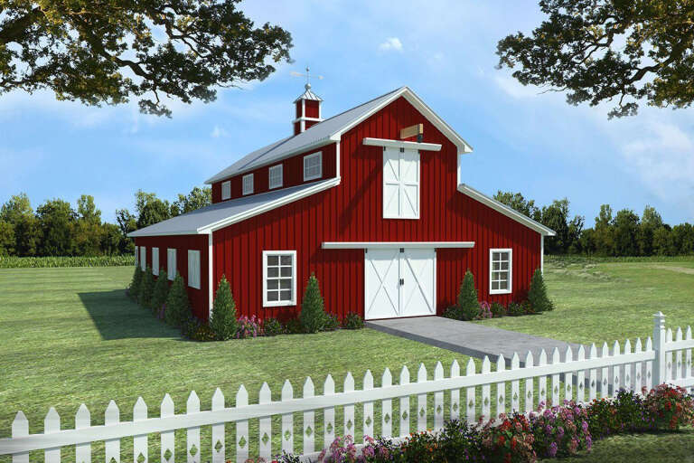 BARN HOUSE PLAN 348-00303