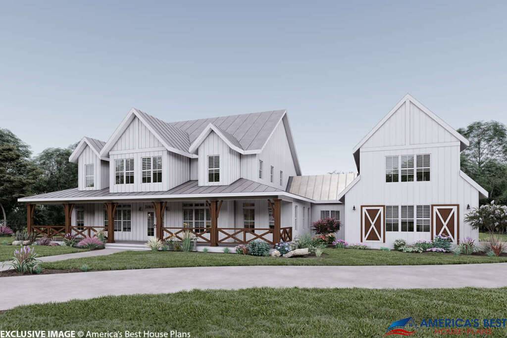 Modern Farmhouse Plan 6849-00064