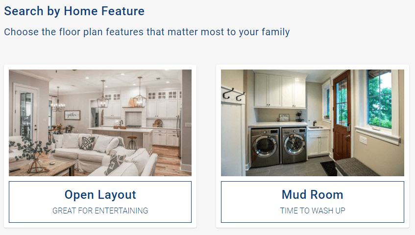 Search by home feature