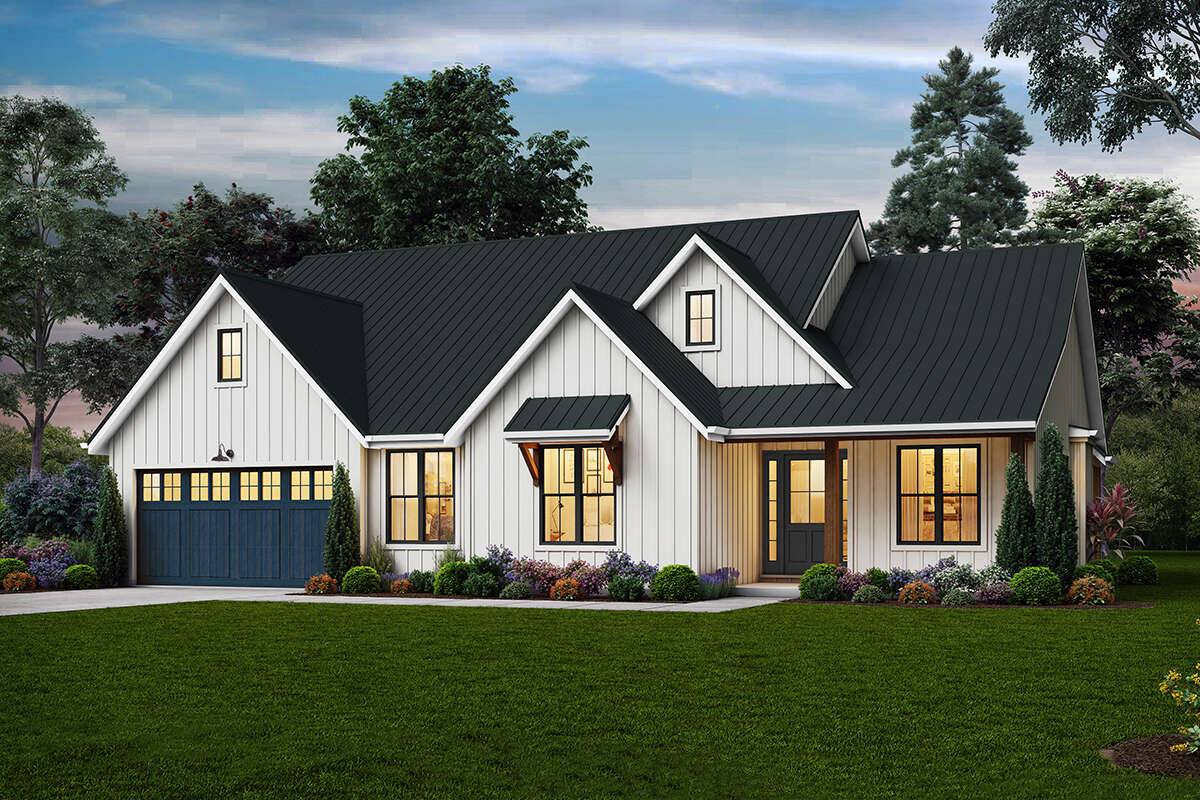 Modern Farmhouse Plan 2559-00848