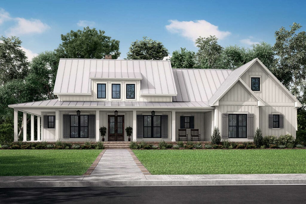 Modern Farmhouse Plan 041-00263