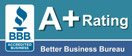 Better Business Bureau A+ Rating