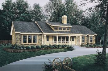 country plan: 2,317 square feet, 3 bedrooms, 2.5 bathrooms