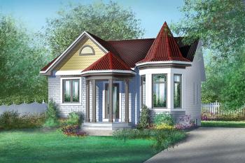 Victorian Style House  Plans  Queen  Anne  Home  Floor Plan  