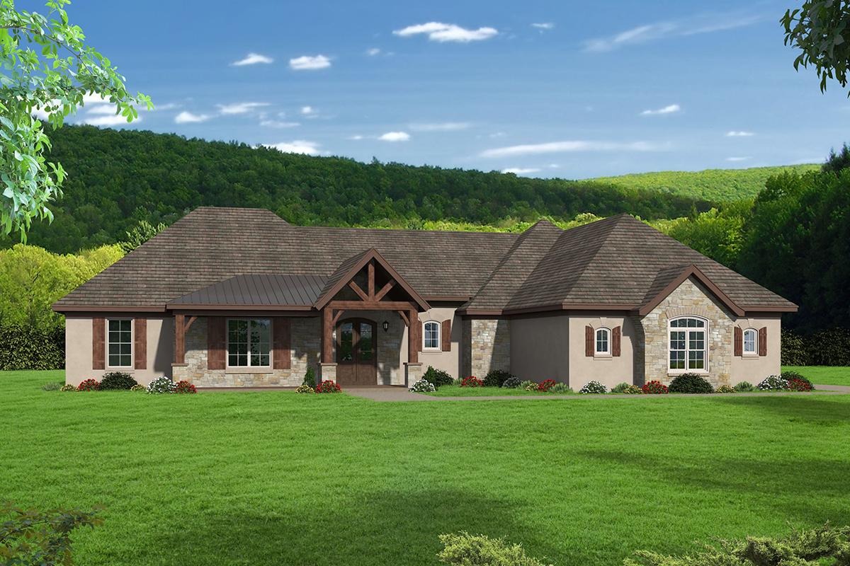  Ranch  Style House Plans  One Story  Home  Design Floor Plans 