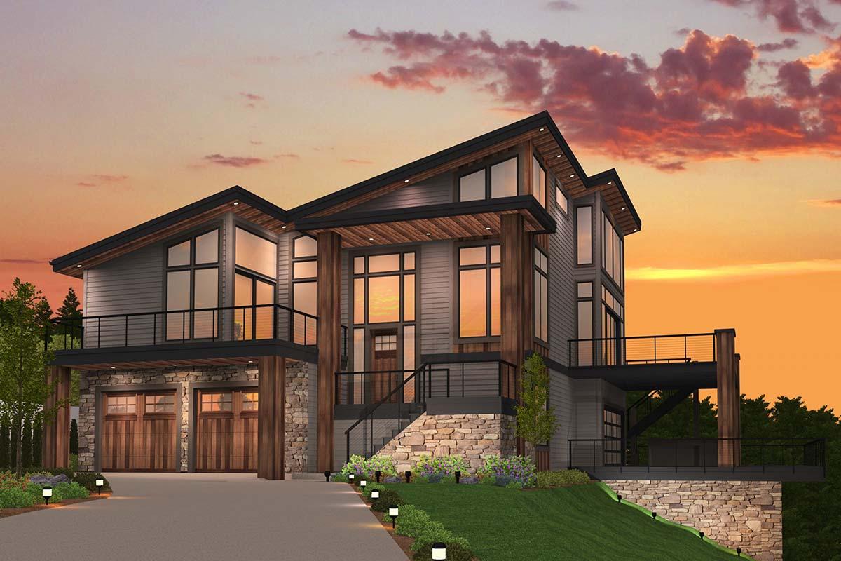 Contemporary House Plans Houseplans net Contemporary House Plans Houseplans net