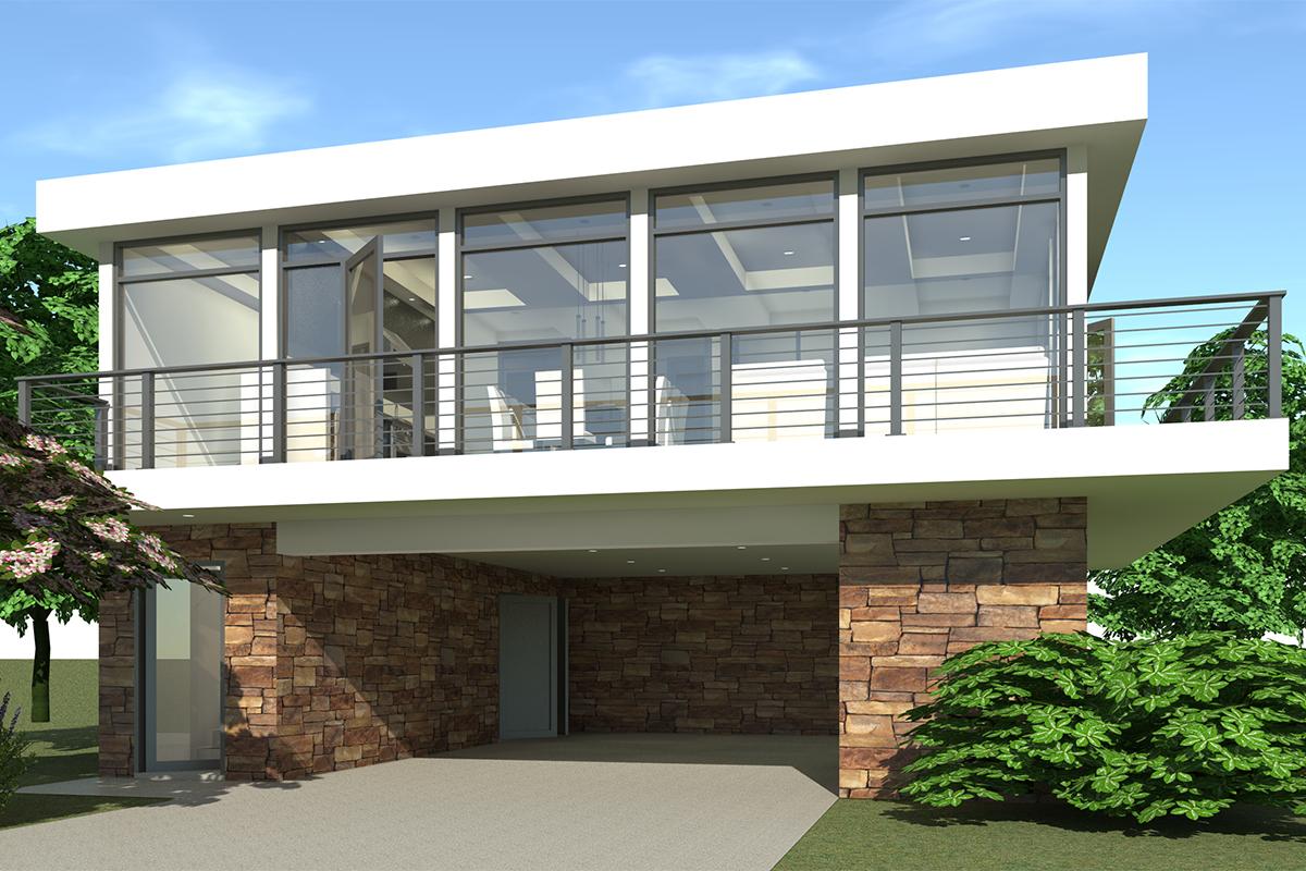 Drive Under House Plans Home Designs With Garage Below