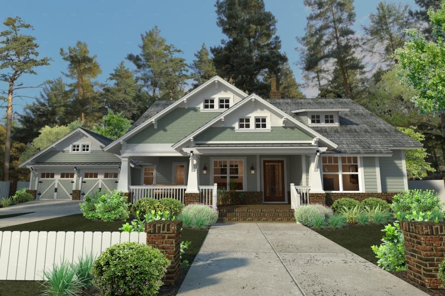 Bungalow Plan 1 879 Square Feet 3 Bedrooms 2 Bathrooms 