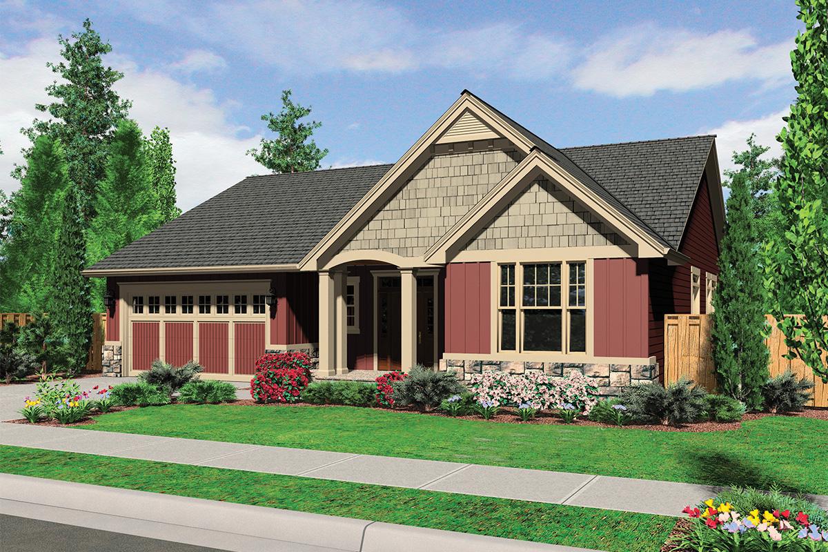 Craftsman Plan 1 800 Square Feet 3 Bedrooms 2 Bathrooms 