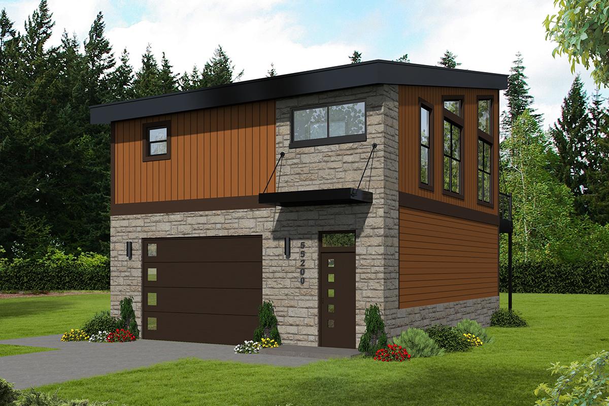 Modern Plan  825 Square Feet 1 Bedroom 1 Bathroom 940 