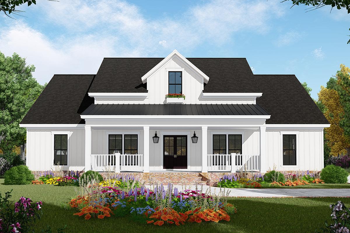  Modern  Farmhouse  Plan  1 800  Square  Feet  3 Bedrooms 2 5 