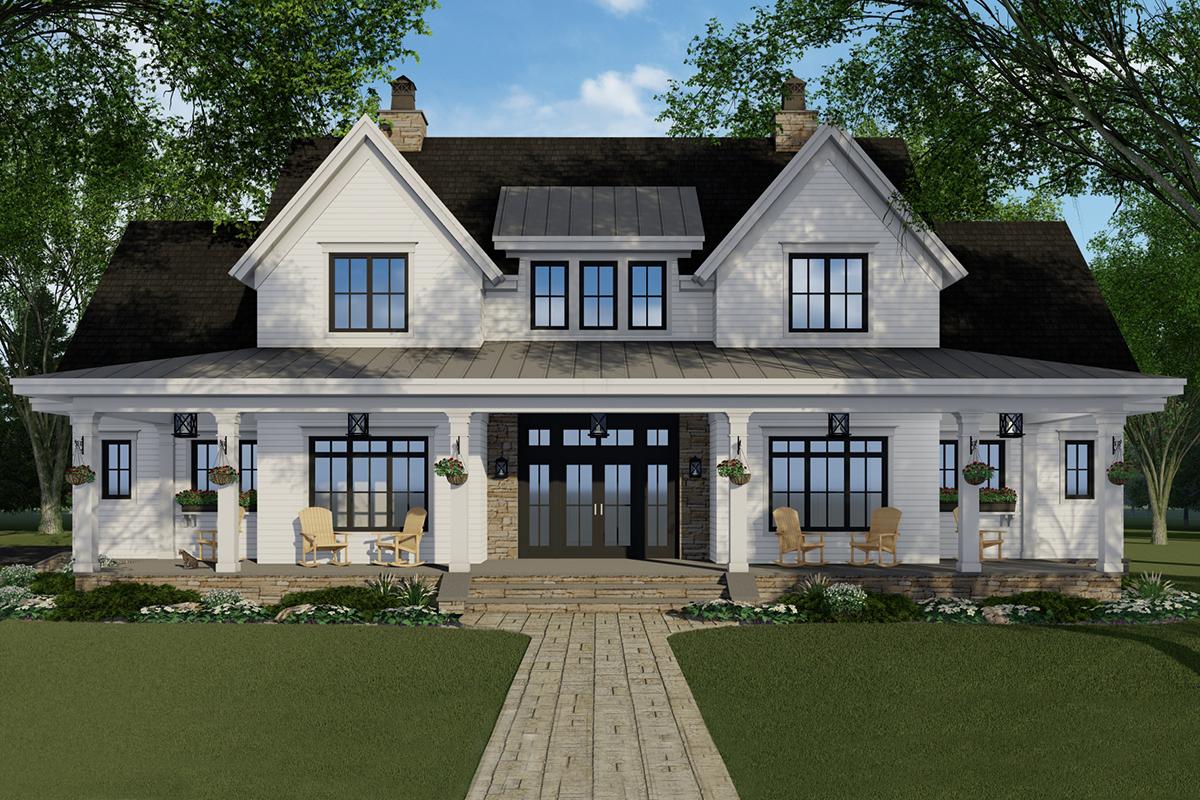 Modern Farmhouse  Plan  2 528 Square Feet 4  Bedrooms  3 5 