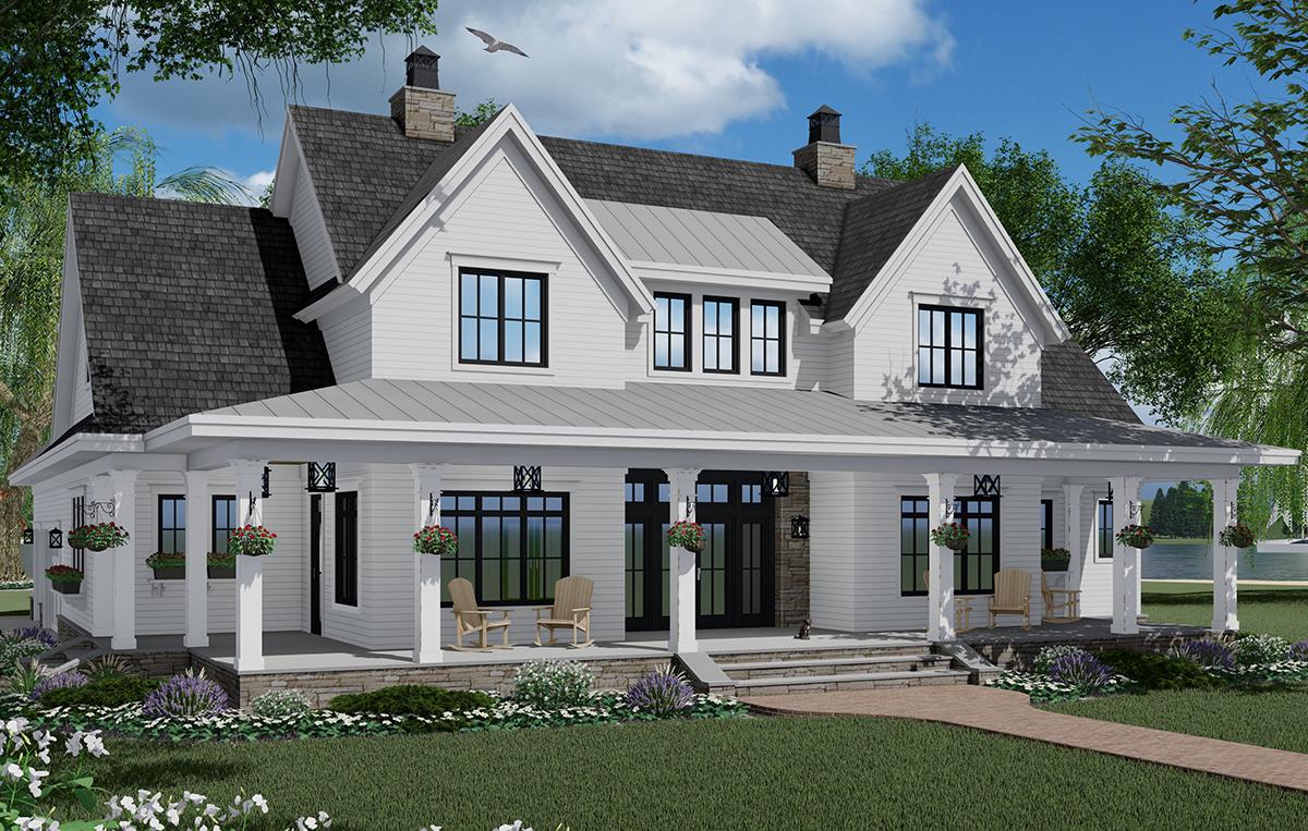 Modern Farmhouse  Plan  2 570 Square Feet 3 Bedrooms 3 5 