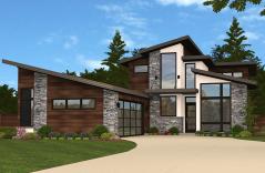 Modern House Plans Contemporary Home Floor Plan Designs Plan1022 00002