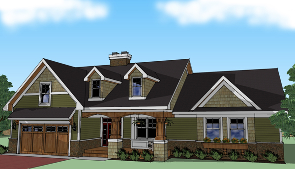 Southern Plan: 2,023 Square Feet, 3 Bedrooms, 2 Bathrooms - 098-00261
