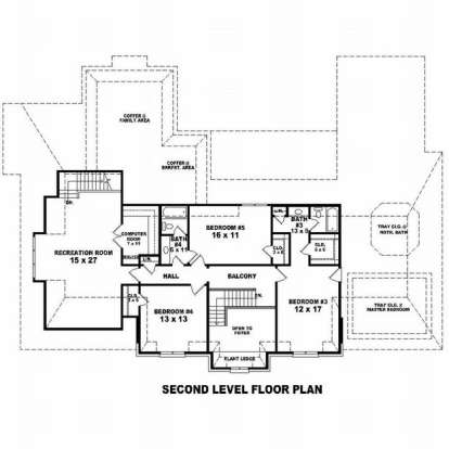 Floorplan 2 for House Plan #053-02131