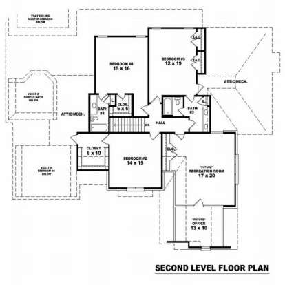 Floorplan 2 for House Plan #053-02135