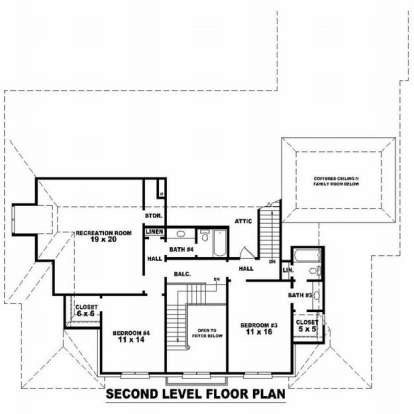 Floorplan 2 for House Plan #053-02139