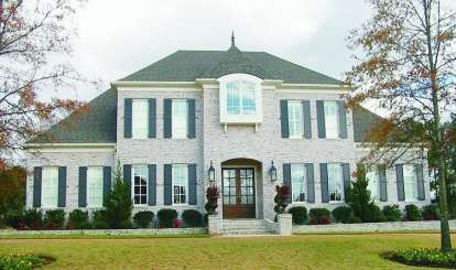 5 Bed, 4 Bath, 4771 Square Foot House Plan - #053-02141
