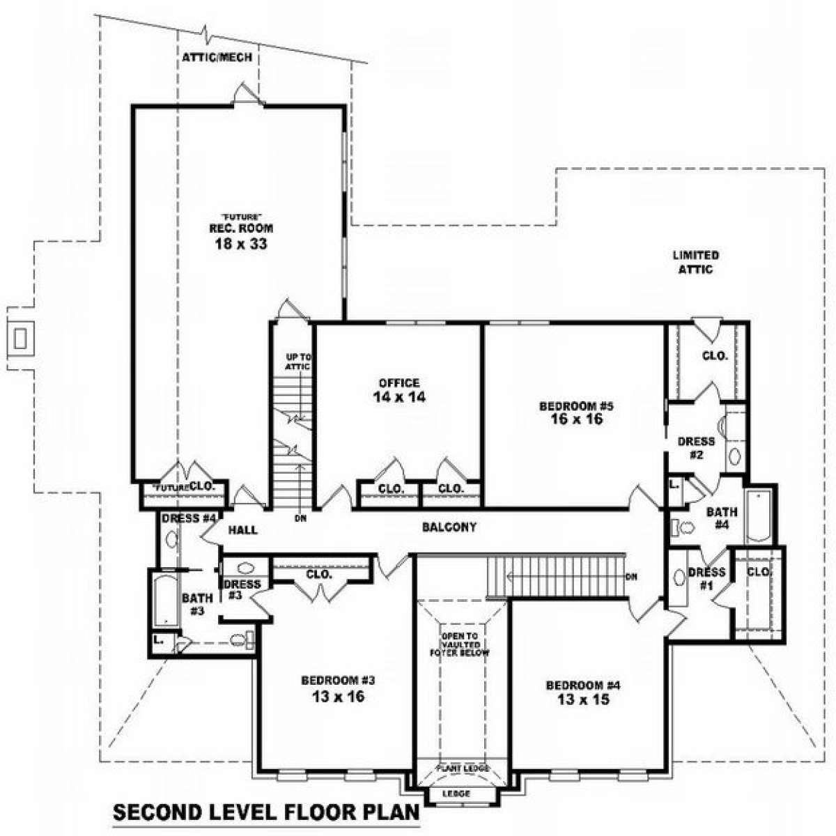 Floorplan 2 for House Plan #053-02141
