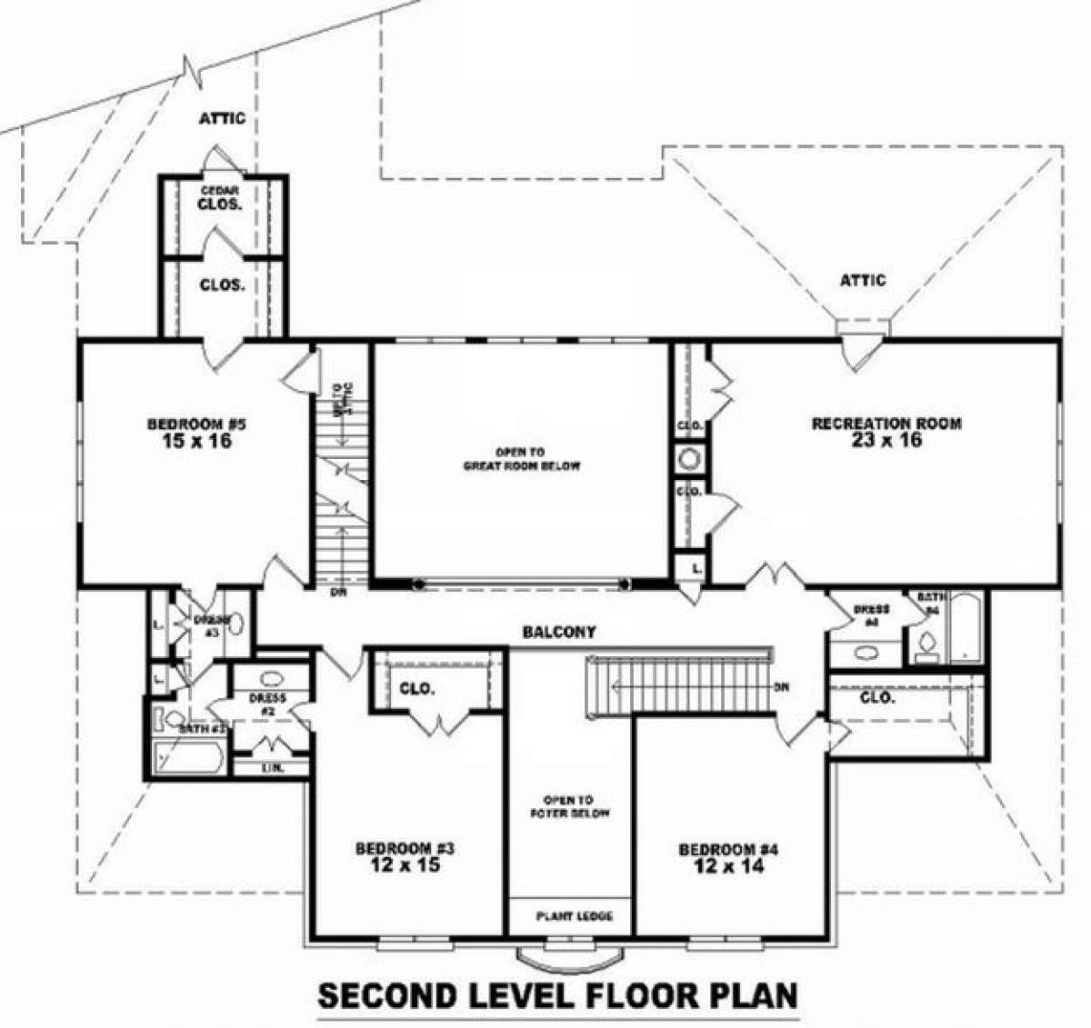 Floorplan 2 for House Plan #053-02143