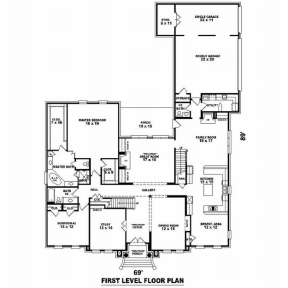 Floorplan 1 for House Plan #053-02144