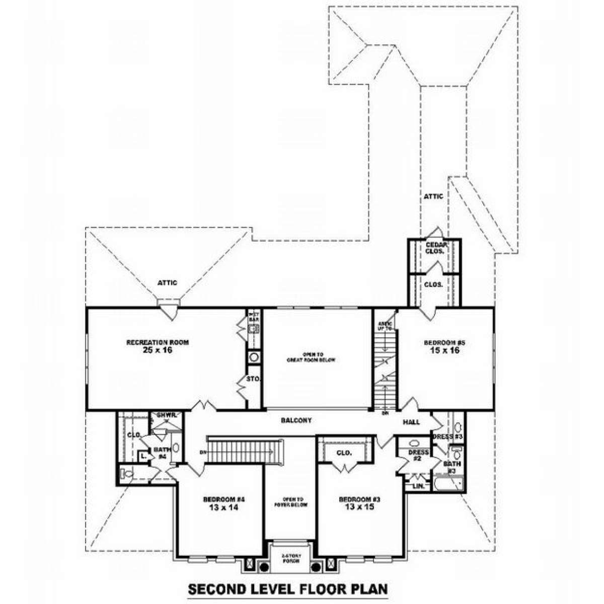 Floorplan 2 for House Plan #053-02144