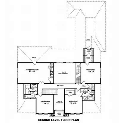 House Plan House Plan #10015 Drawing 2