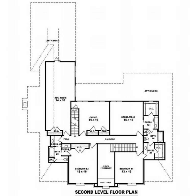 House Plan House Plan #10016 Drawing 2
