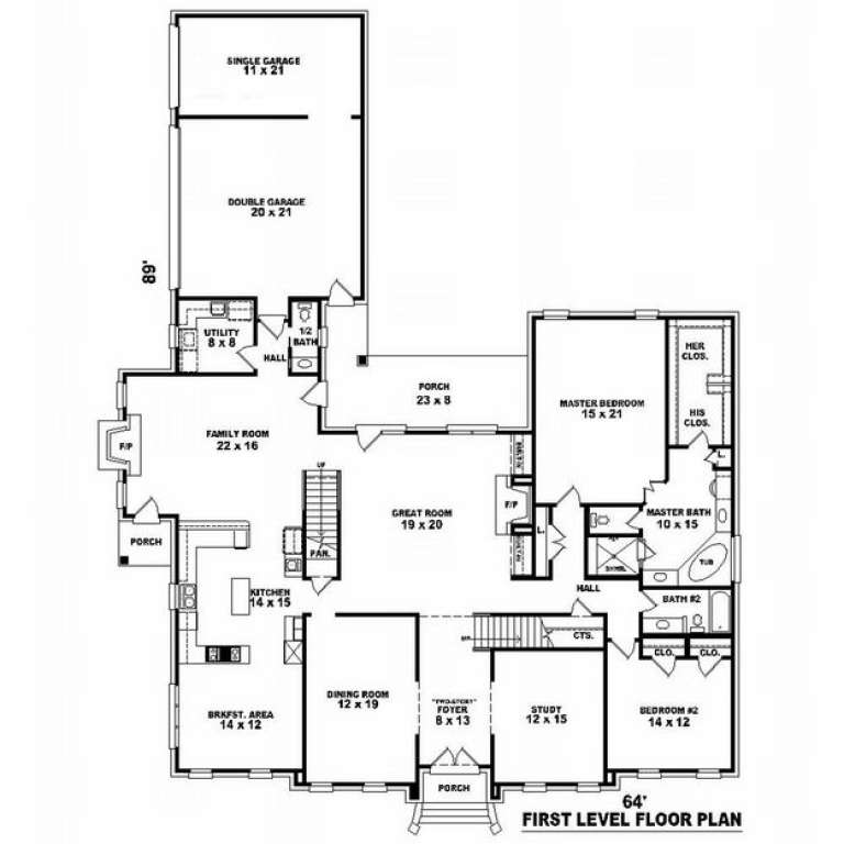 House Plan House Plan #10017 Drawing 1